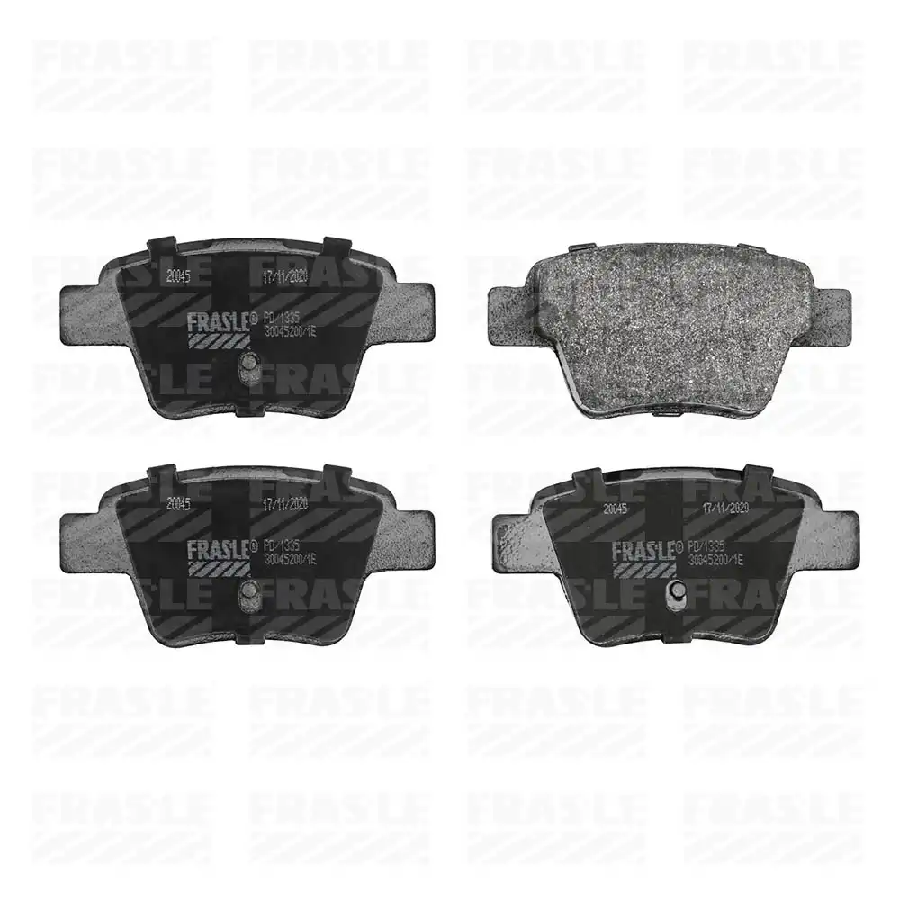 PASTILHA FREIO TRASEIRA PEUGEOT 307 2.0 16V 2004/