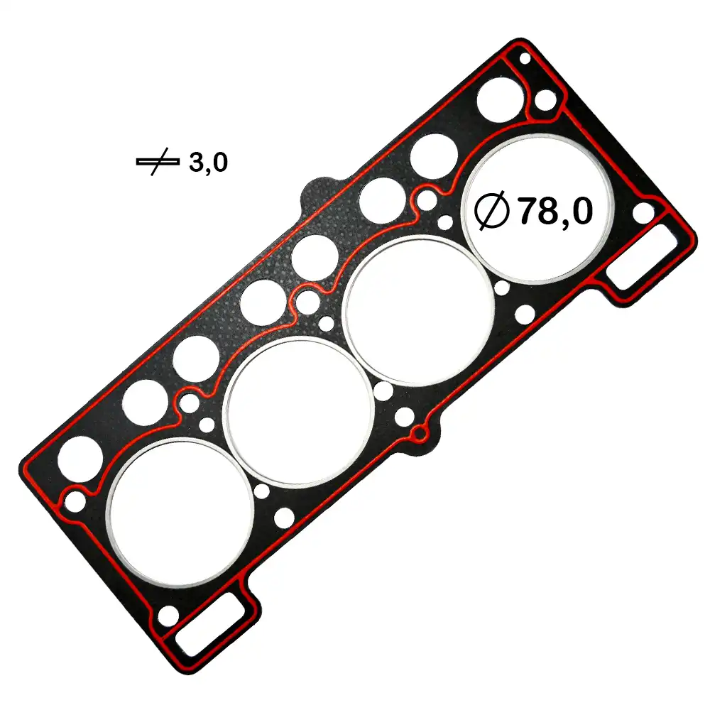 JUNTA CABECOTE CHT 1.6 83/ ALCOOL/GASOLINA SOB MEDIDA 3MM
