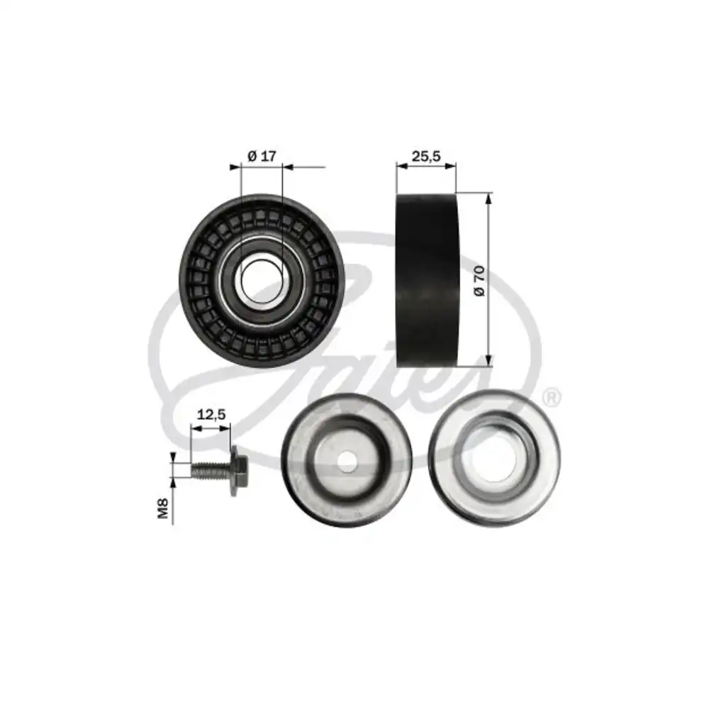 POLIA CORREIA ALTERNADOR FIESTA 1.0 SUPERCHARGER 2003 A 2006