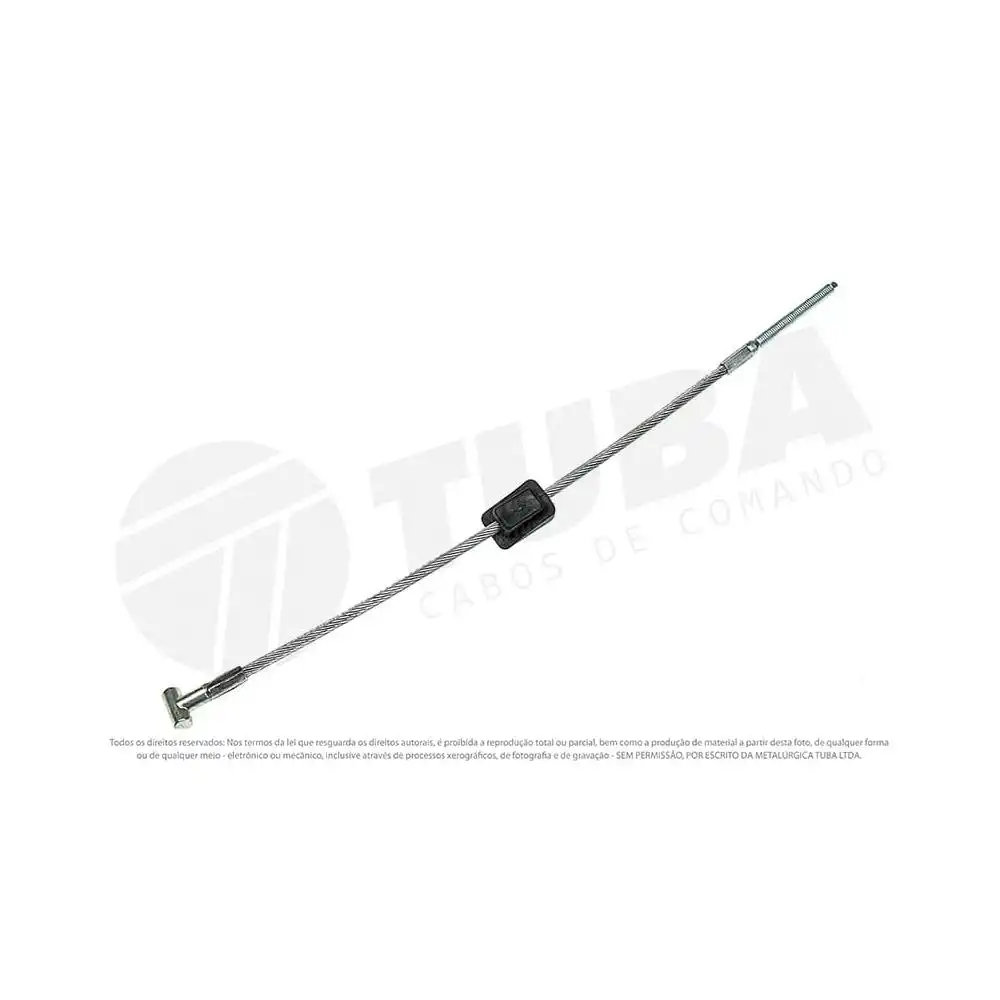 CABO FREIO MAO DIANT FIESTA 03/ ECOSPORT 03/ (335MM)