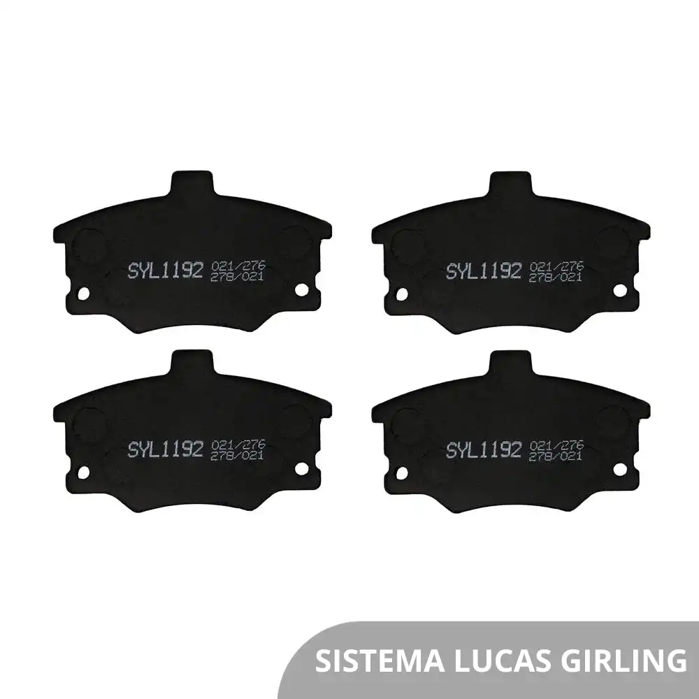 PASTILHA FREIO DIANTEIRA TIPO 1.6 8V 1993 A 1997