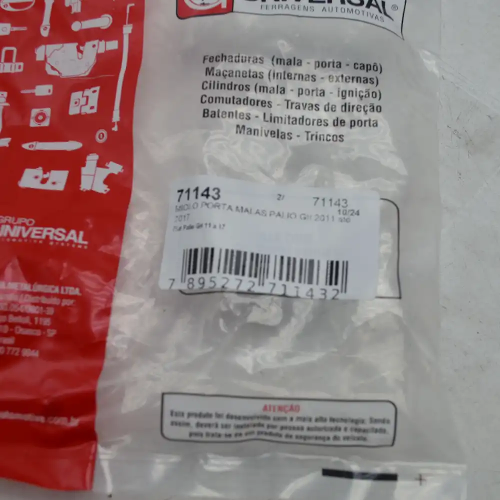 CILINDRO PORTA MALAS FIAT PALIO 2011 A 2017