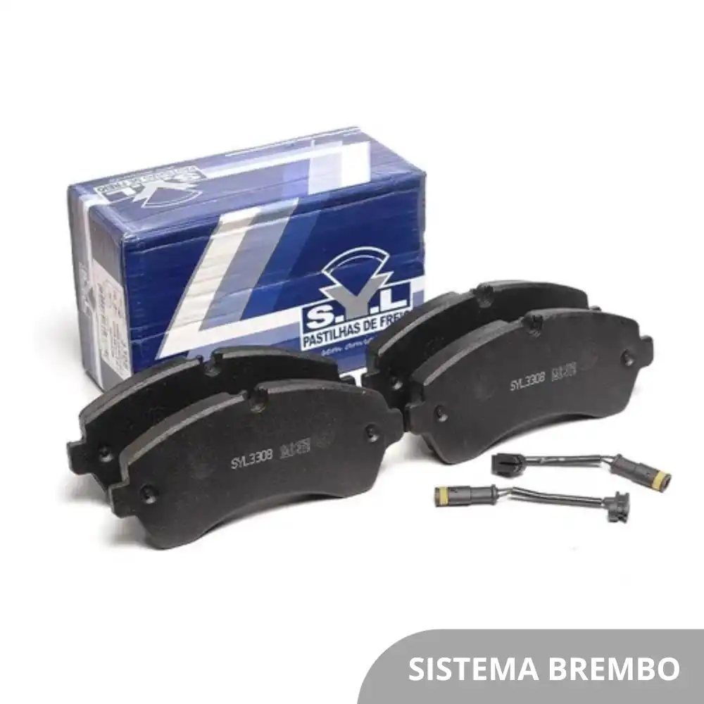 PASTILHA FREIO DIANTEIRA SPRINTER 311 2012/ SISTEMA BREMBO