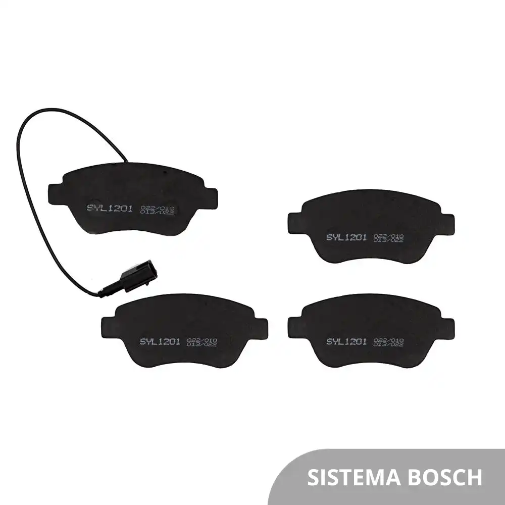 PASTILHA FREIO DIANTEIRA FIAT STILO 1.8 8V 2003/ SISTEMA BOS