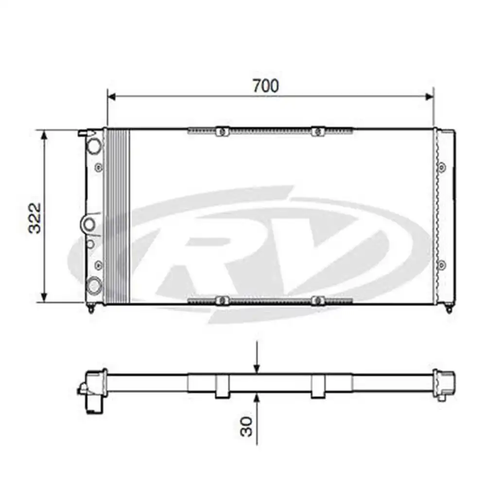RADIADOR SANTANA VERSAILLES 95 C/AR CONDICIONADO