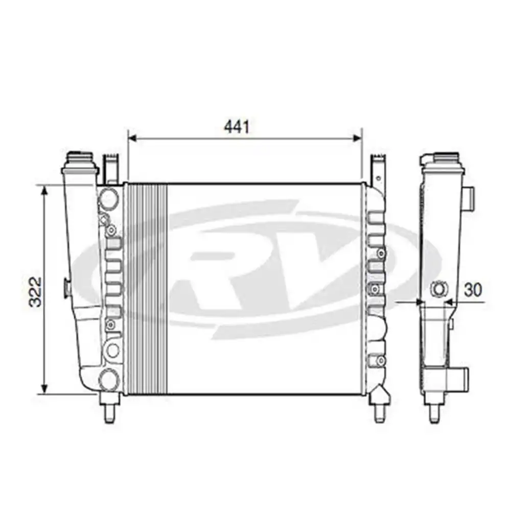 RADIADOR FIAT UNO 1.0 1985 A 2009 SEM AR