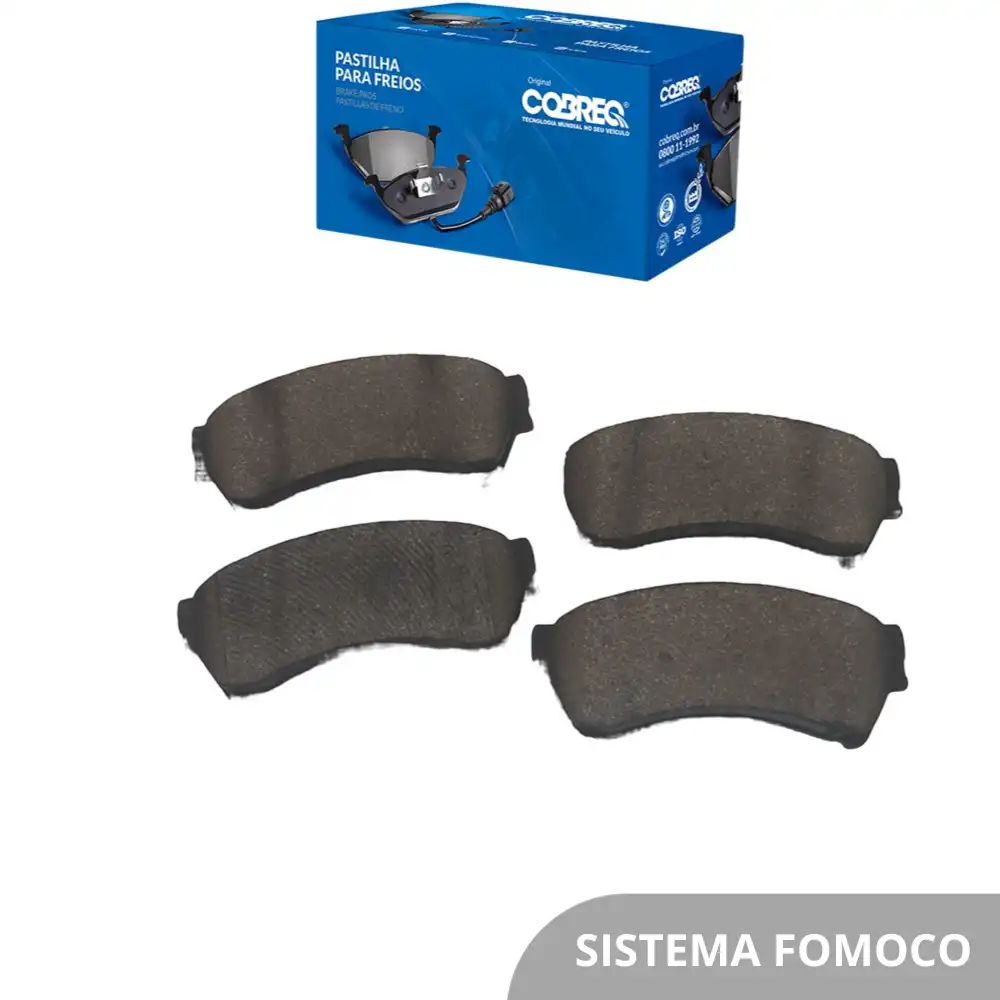 PASTILHA FREIO DIANTEIRA FUSION 2006 A 2012