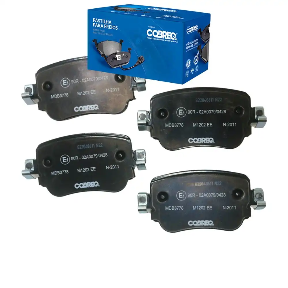 PASTILHA FREIO TRASEIRA GOLF GTI 2.0 2014 A 2018