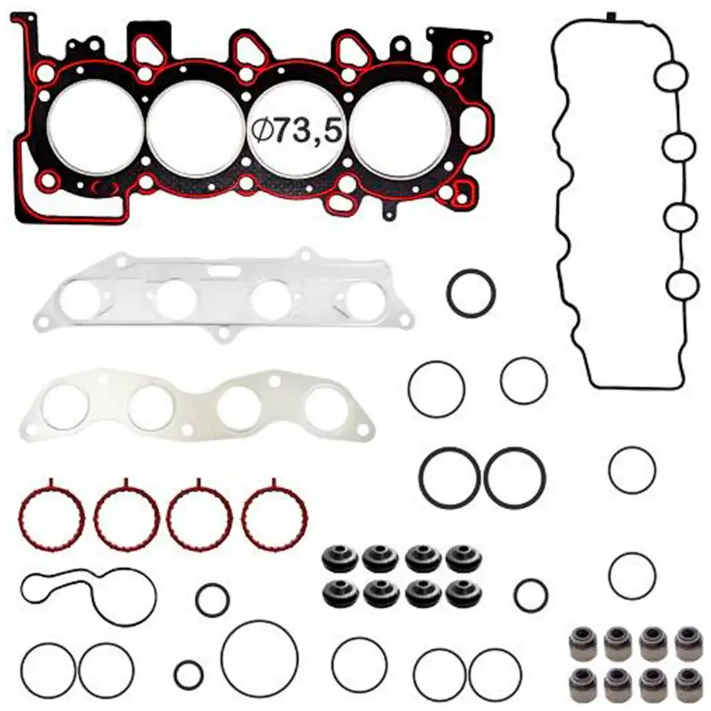 JUNTA MOTOR FIT 1.4 8V 2003 A 2008 FIBRA C/ RETENTOR