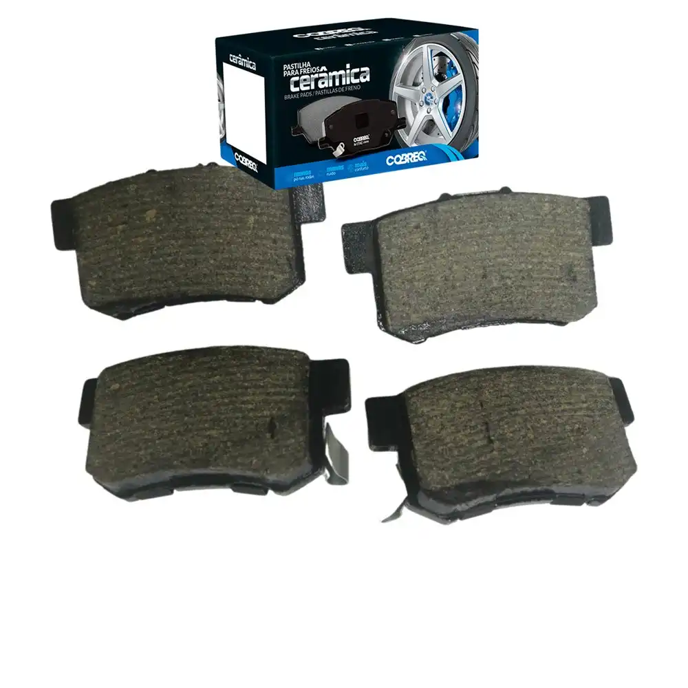 PASTILHA FREIO TRASEIRA HONDA NEW CIVIC 2006 A 2011 CERAMICA