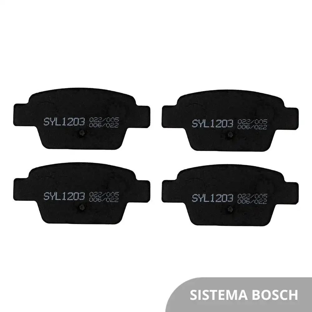 PASTILHA FREIO TRASEIRA FIAT STILO 1.8 8V 16V 2003/