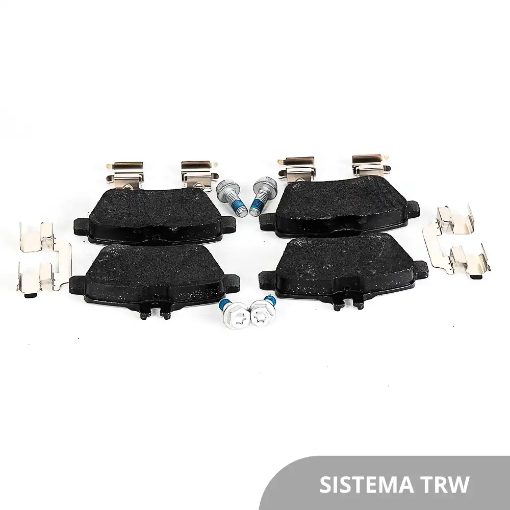 PASTILHA FREIO TRASEIRA MERCEDES CLA180 1.6 16V 2017 ACIMA