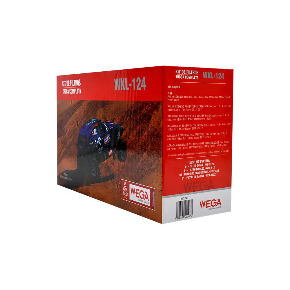 KIT FILTROS FIAT PALIO 1.6 16V 2012 A 2018