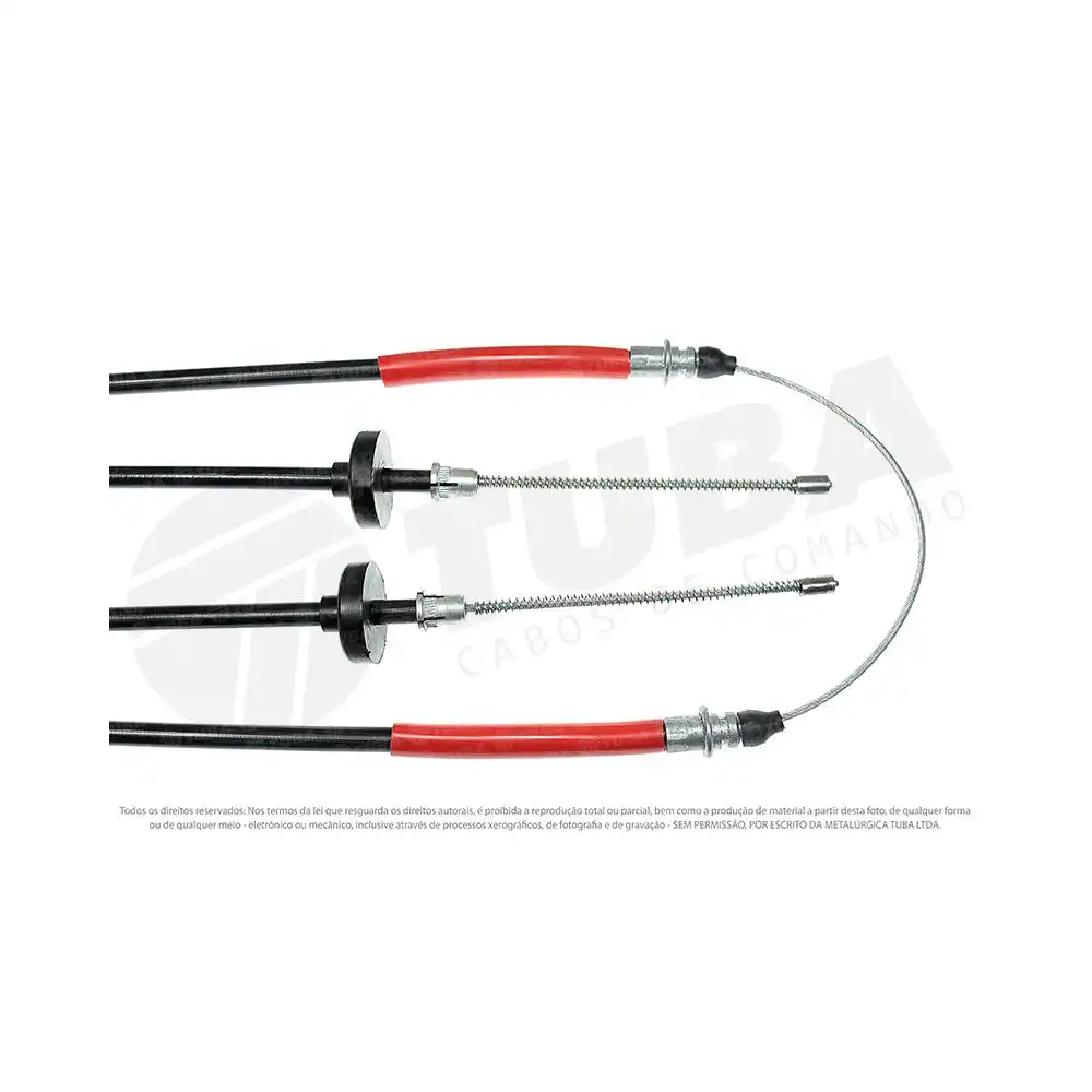 CABO FREIO MAO TRAS PAMPA 89/ C/PEDAL