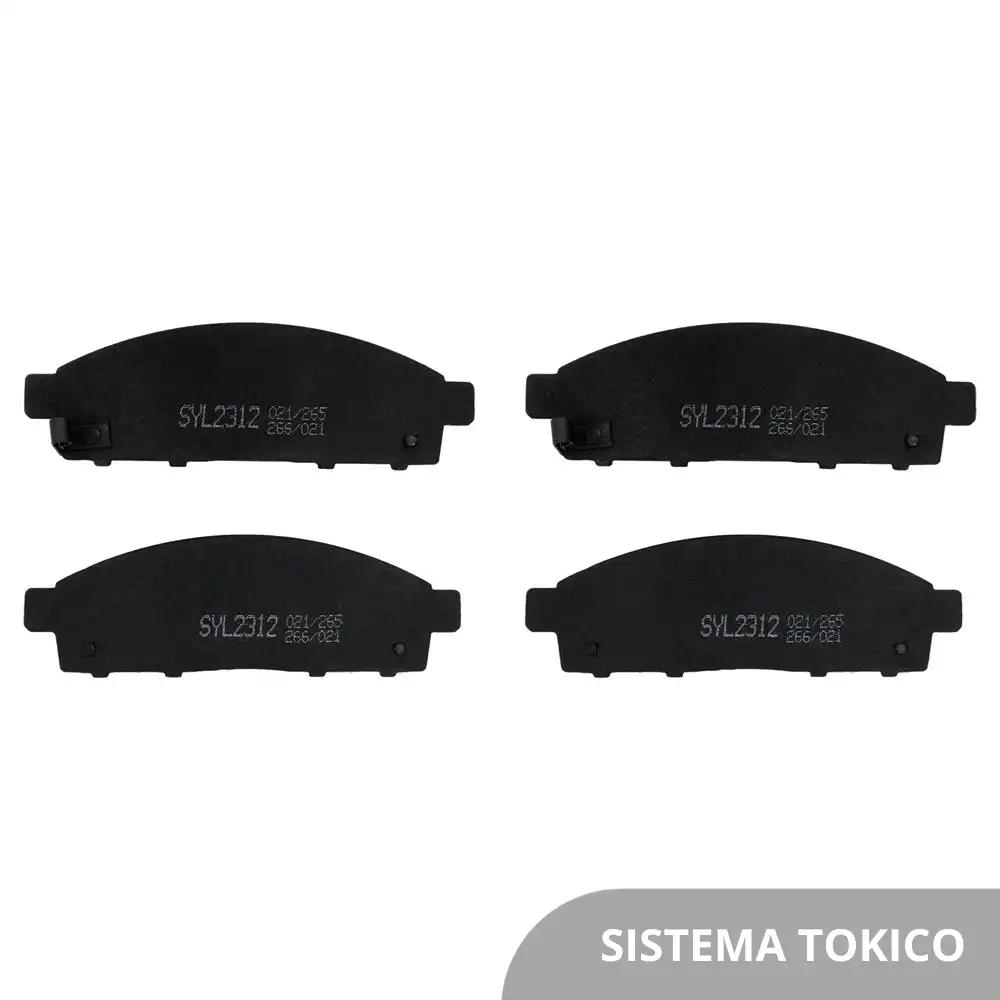 PASTILHA FREIO DIANTEIRA MITSUBISHI L-200 TRITON 2008/