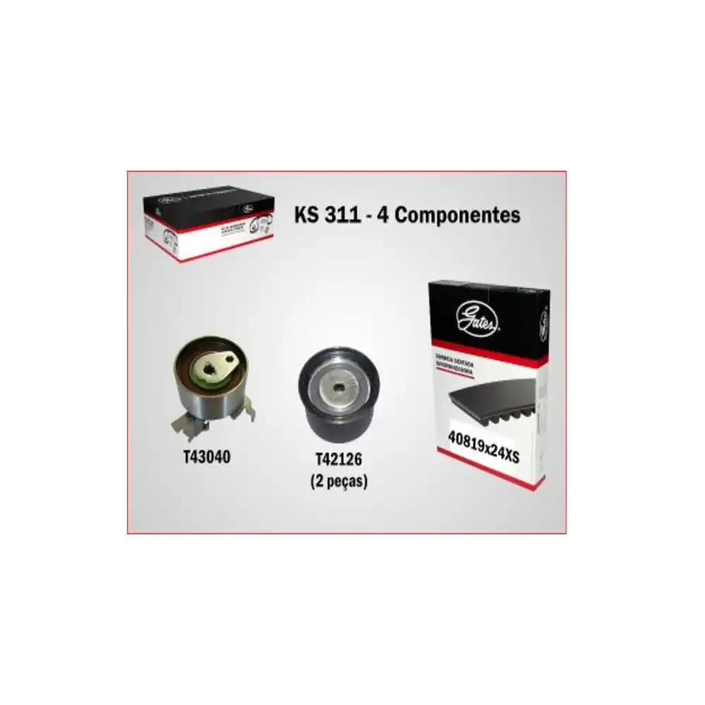 KIT CORREIA DENTADA VECTRA 2.2 16V 1998 A 2005