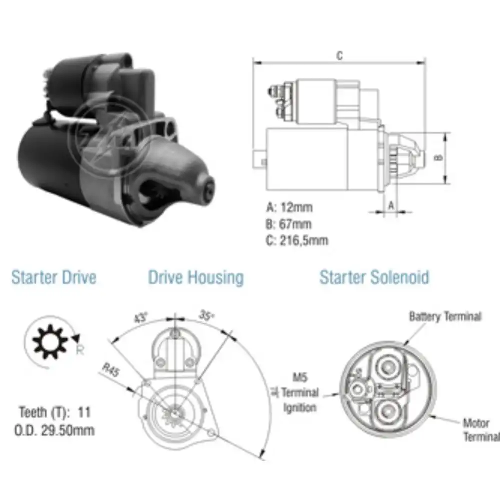 MOTOR PARTIDA UNO PALIO 1.0 1.5 MPI 8V 1996 A 2003 COMPLETO