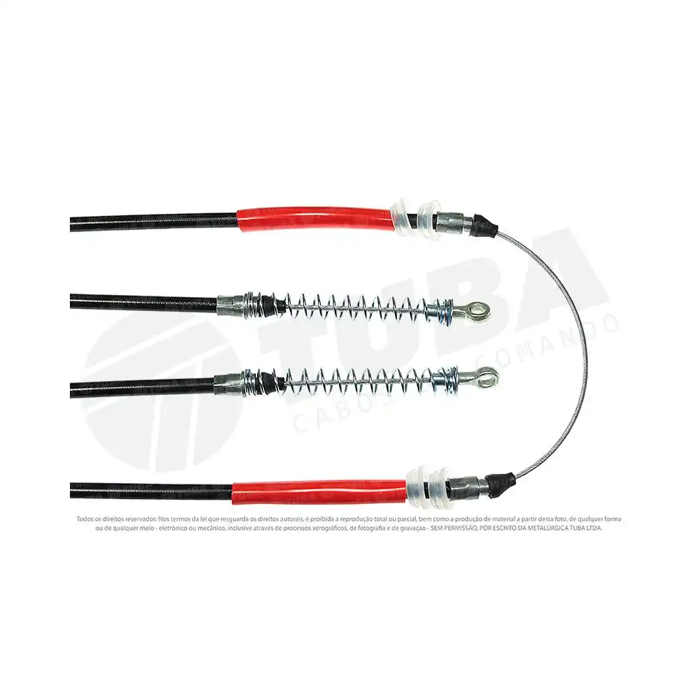 CABO FREIO MAO TRAS FIAT UNO /91