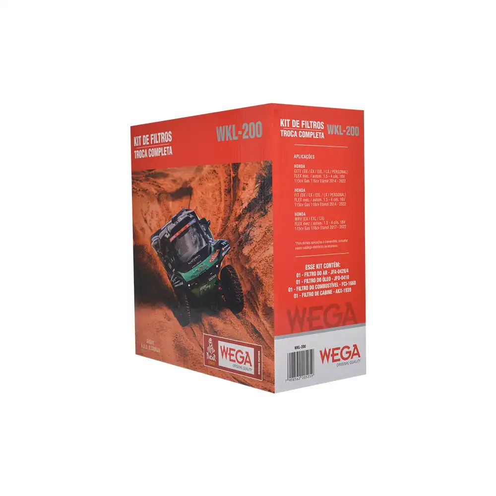 KIT FILTROS HONDA CITY 1.5 16V 2014 A 2022