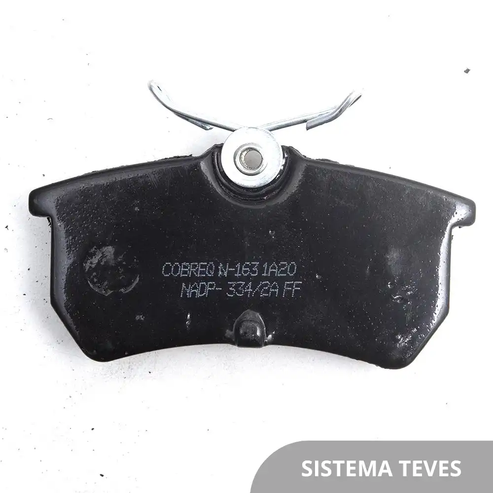 PASTILHA FREIO TRASEIRA FOCUS 1998 A 2008 SISTEMA GIRLING