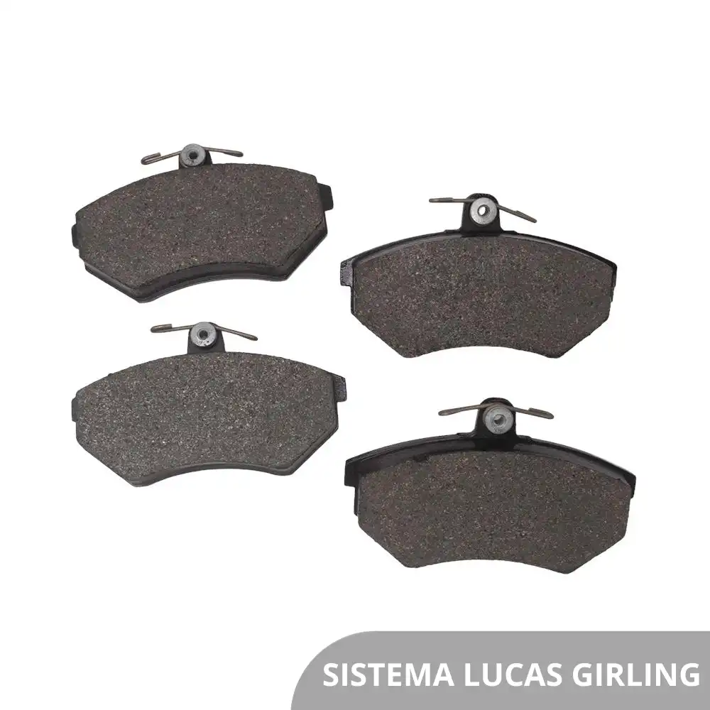 PASTILHA FREIO DIANTEIRA GOLF 1.8 2.0 1993/ GIRLIN COM MOLA