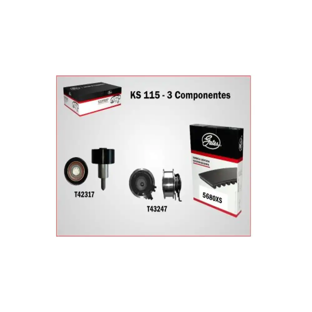 KIT CORREIA DENTADA GOL 1.0 12V 2016 A 2023