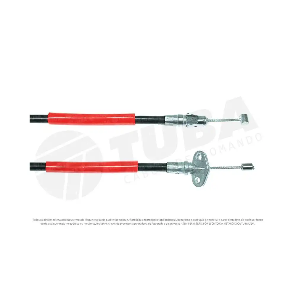 CABO FREIO MAO TRASEIRO NISSAN FRONTIER 2003 A 2007 ESQUERDO