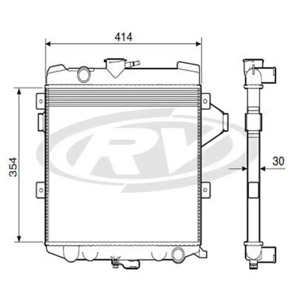 RADIADOR OPALA 83/91 4CIL S/AR