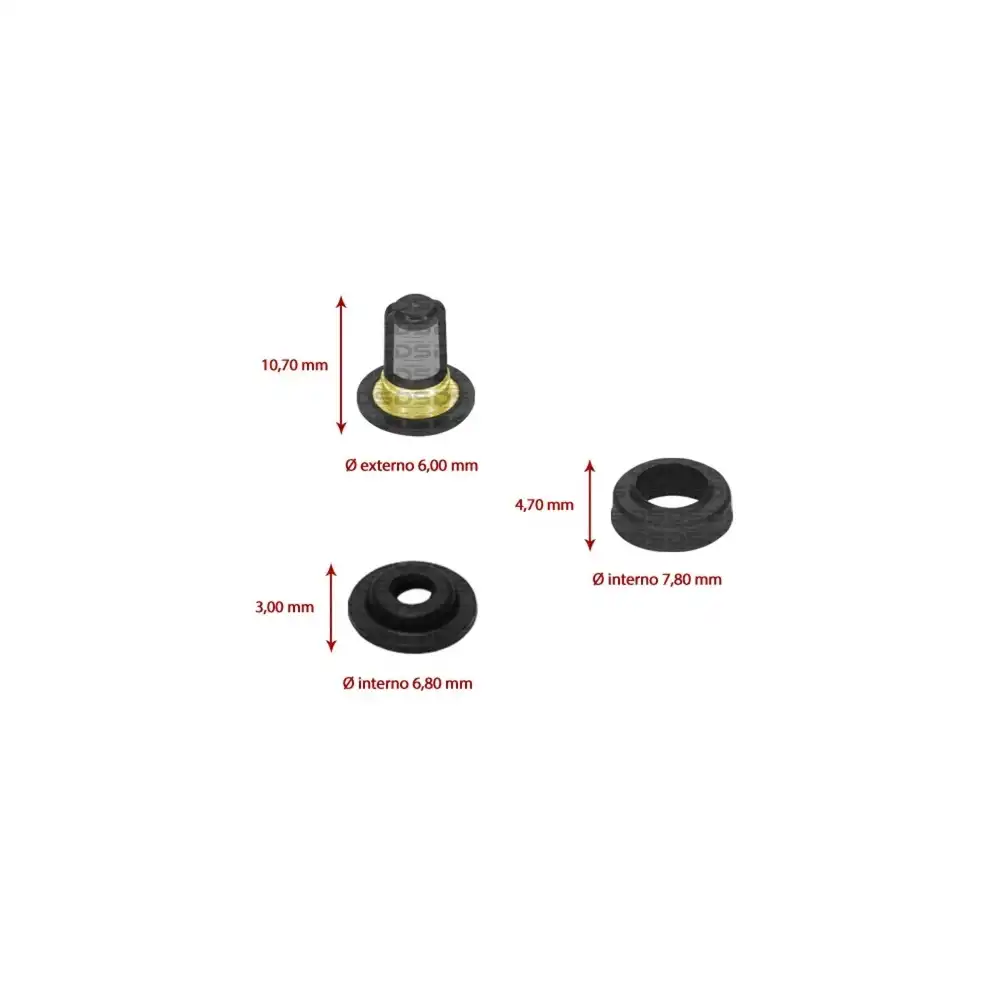 REPARO P/ BICO INJETOR TOYOTA COROLLA 1.6 16V 1995 A 2002