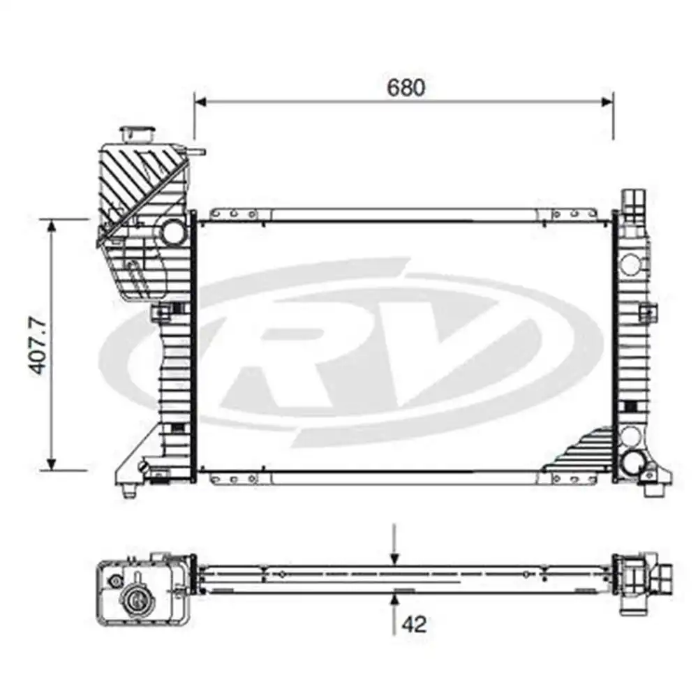 RADIADOR MERCEDES SPRINTER 310 312 1997 A 2002
