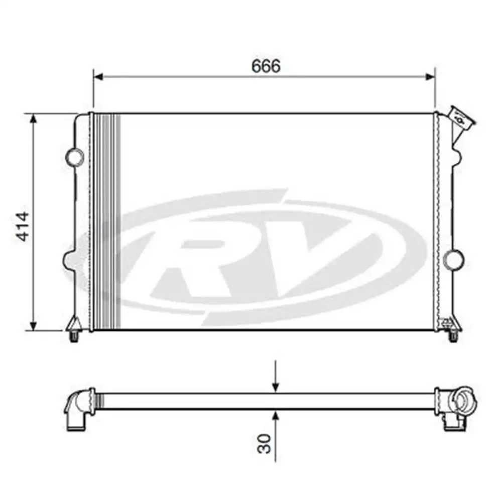 RADIADOR S-10 2.2 2.4 8V 1995 A 2011 GASOLINA S/AR