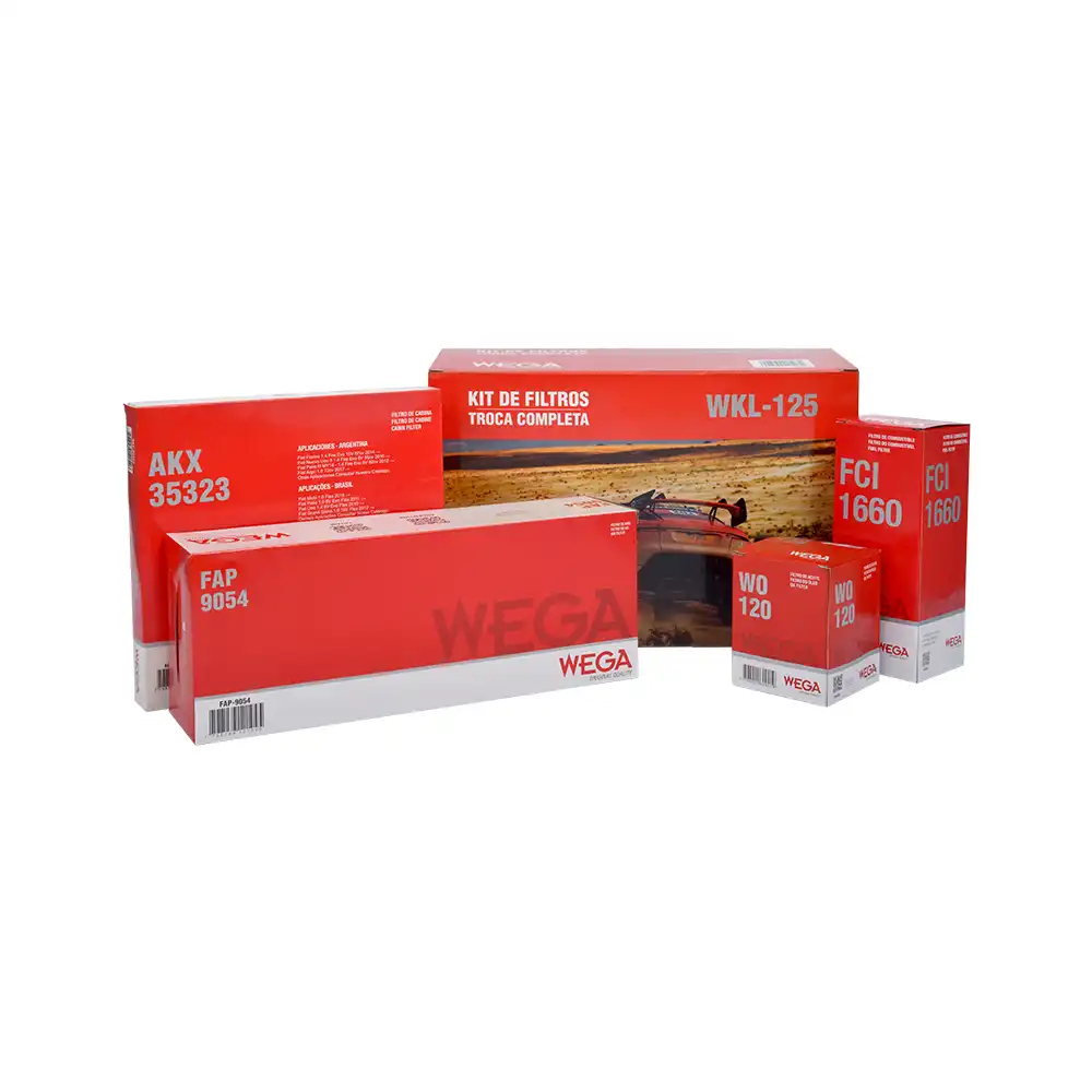 KIT FILTROS FIAT FIORINO 1.4 8V 2014 A 2016