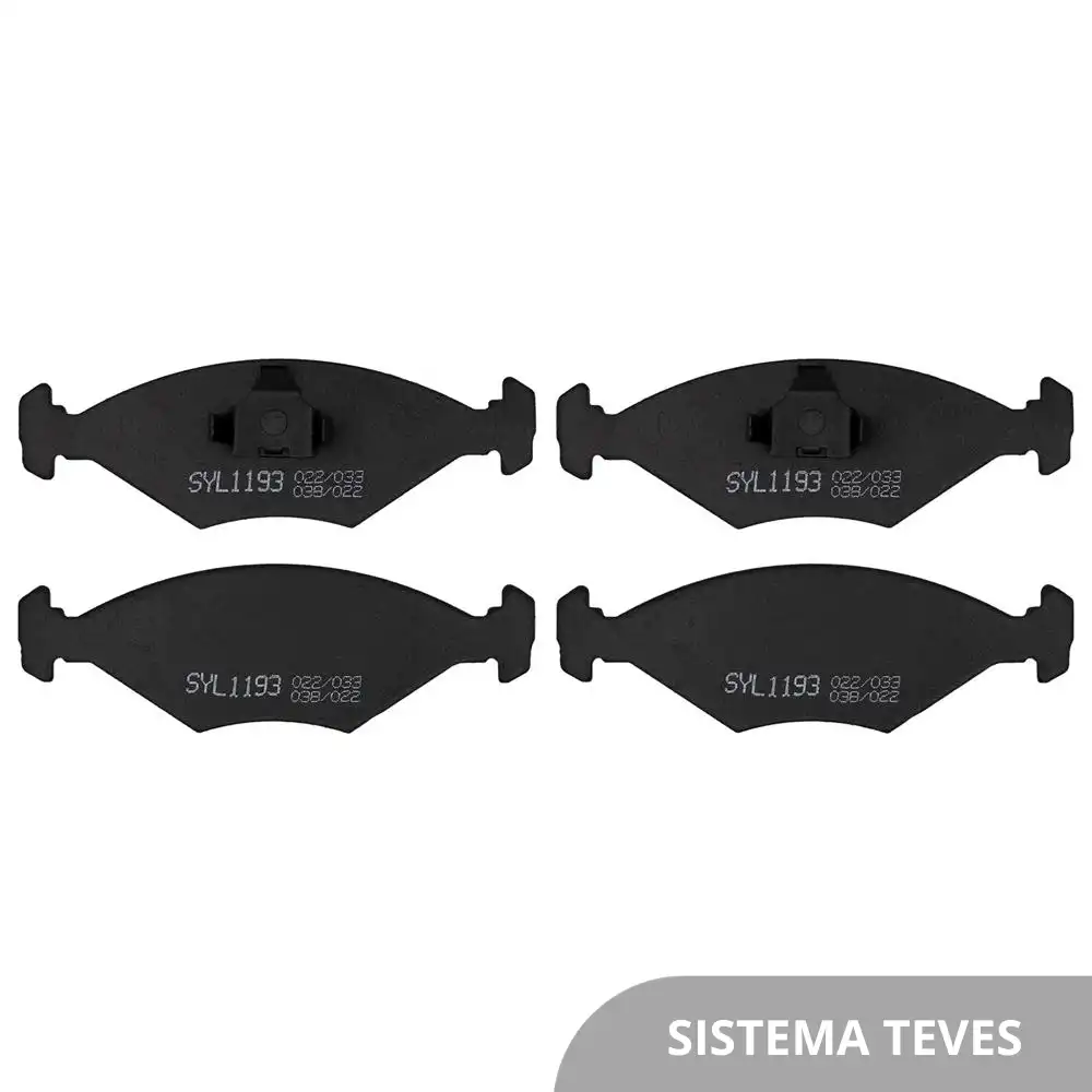 PASTILHA FREIO DIANTEIRA FIAT PALIO /1997 SISTEMA TEVES
