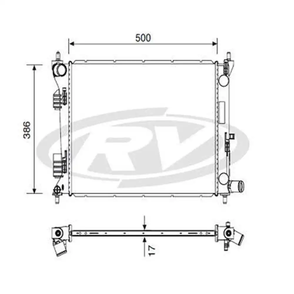 RADIADOR HYUNDAI HB20 1.0 12V FLEX 2012 A 2019 MANUAL
