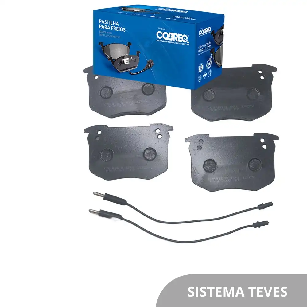 PASTILHA FREIO DIANTEIRA OMEGA /1995 SISTEMA TEVES