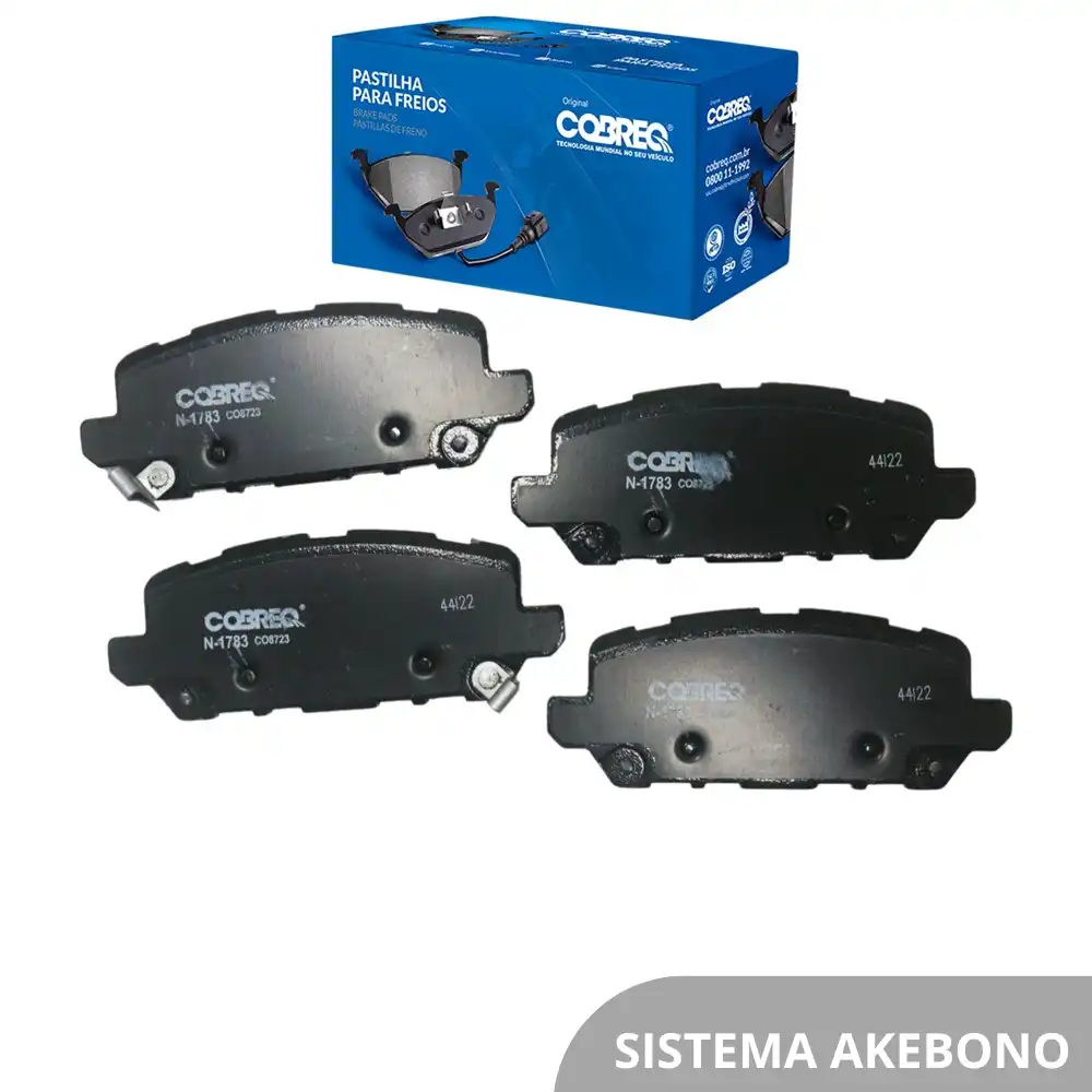PASTILHA FREIO TRASEIRA HONDA HR-V 2015/