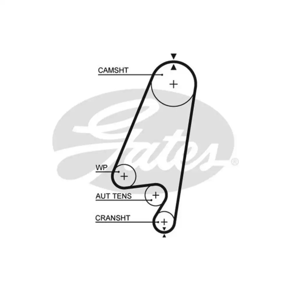 CORREIA COM VECTRA OMEGA 93/ MONZA 2.0 95/ KADETT 96/