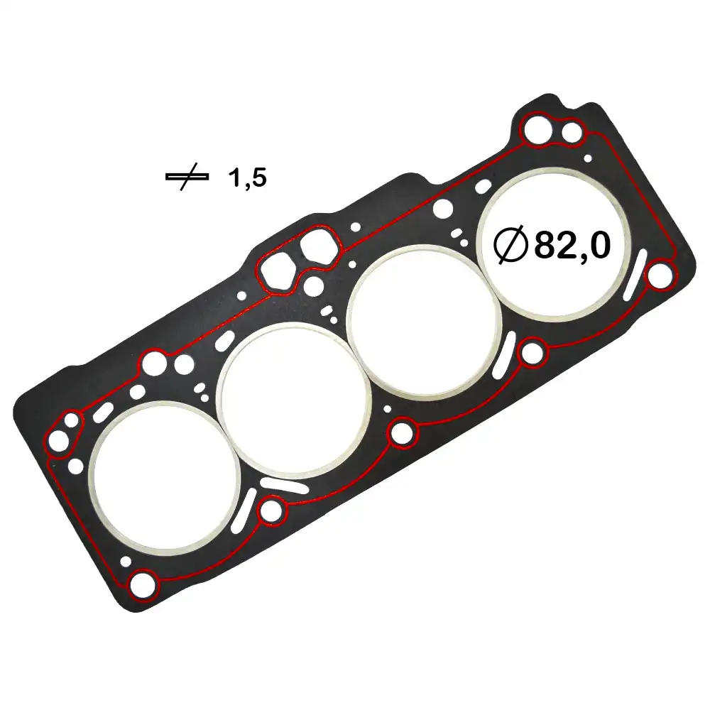 JUNTA CABECOTE COROLLA 1.6 1.8 16V 1992 A 2002 FIBRA