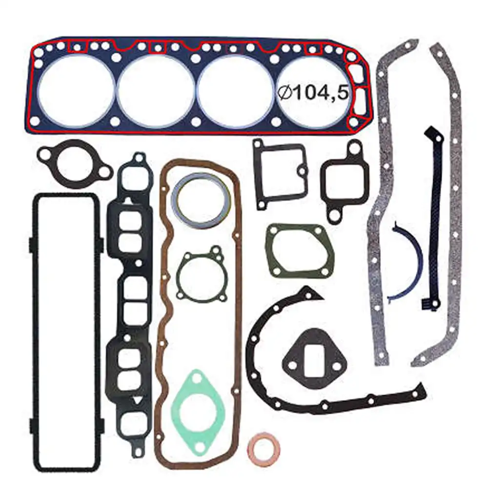 JUNTA MOTOR OPALA 4 CIL FIBRA S/ RETENTOR