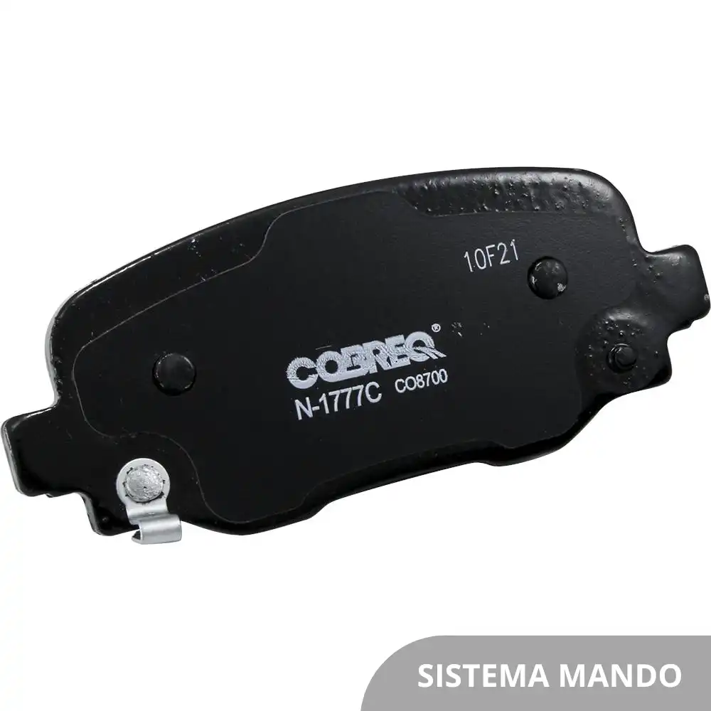 PASTILHA FREIO TRASEIRA COMPASS 2.0 4X2 FLEX 2017/ CERAMICA