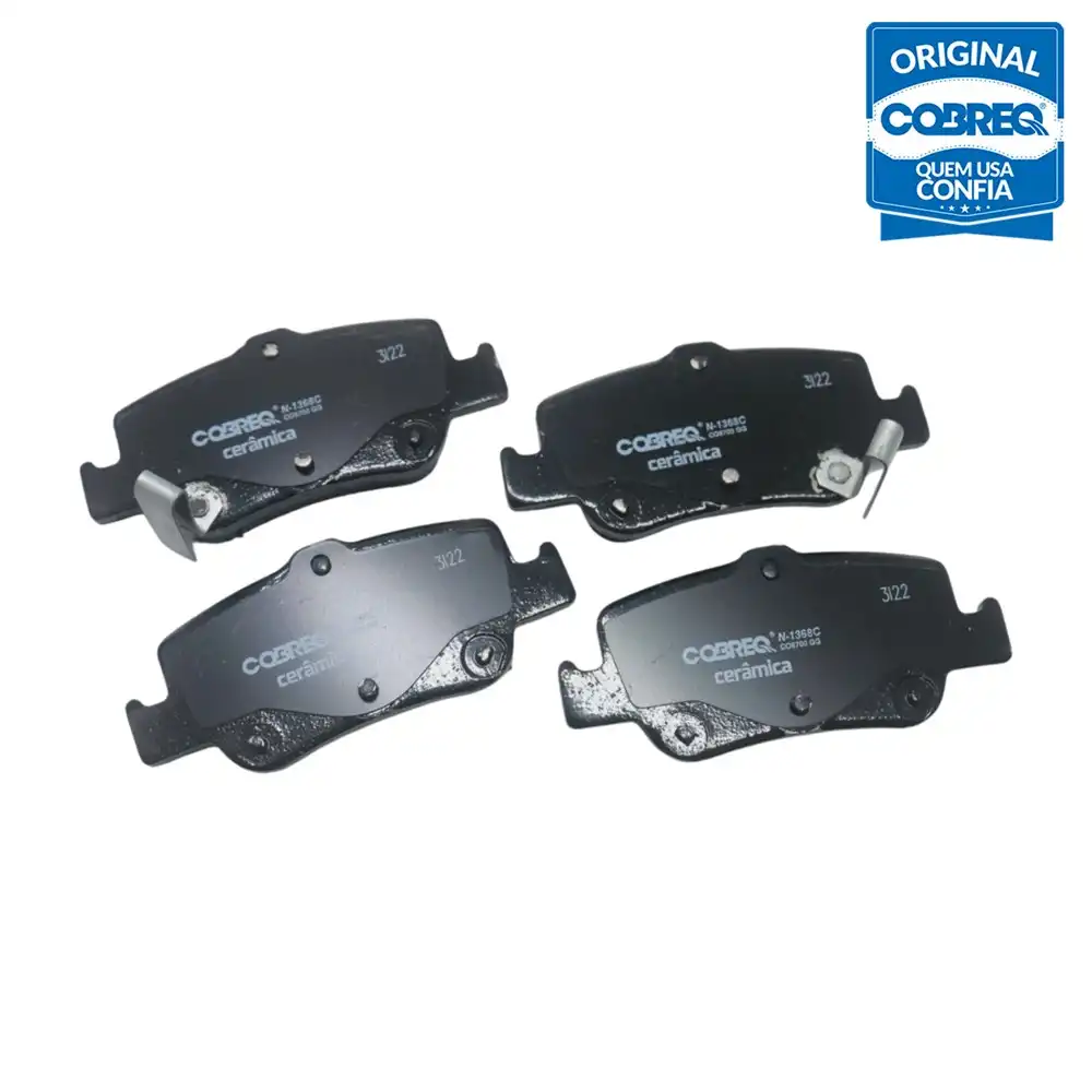 PASTILHA FREIO TRASEIRA TOYOTA COROLLA 2009 A 2019 CERAMICA