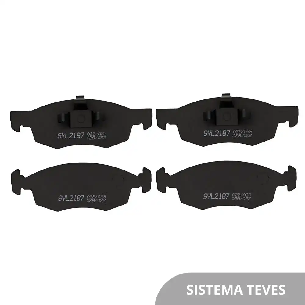 PASTILHA FREIO DIANTEIRA FIAT DOBLO 1.4 1.8 2009/