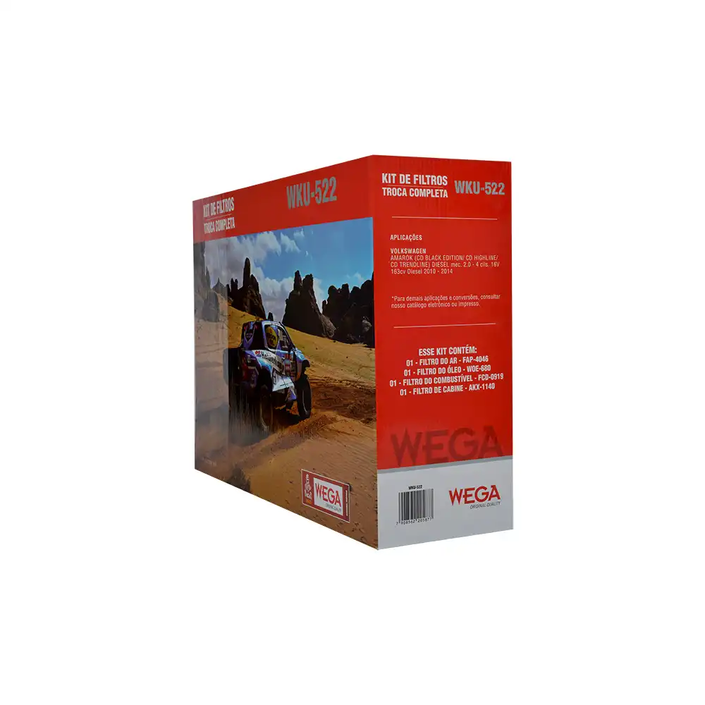 KIT FILTROS AMAROK 2.0 16V 2010 A 2014