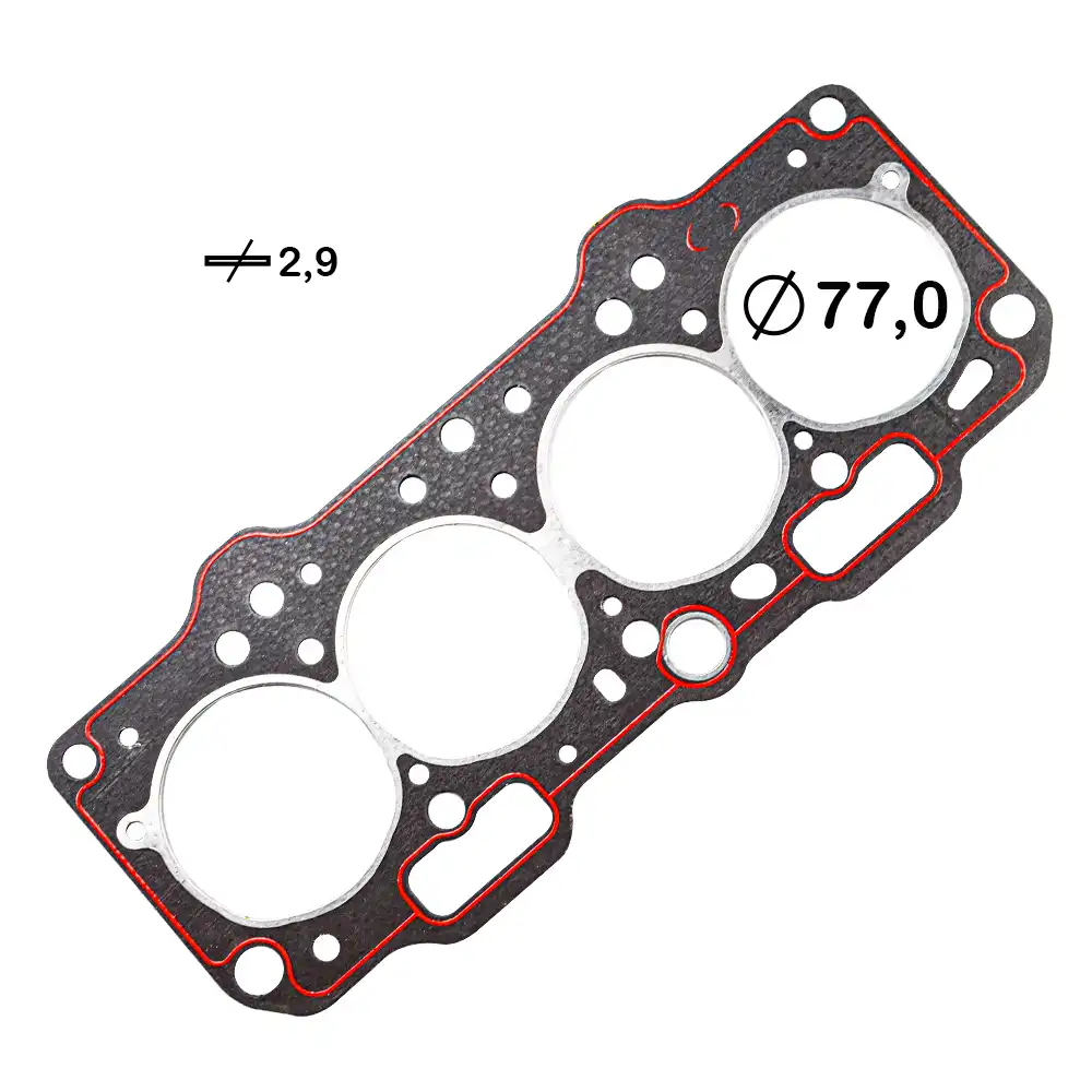 JUNTA CABECOTE FIAT UNO PALIO 1.0 1.5 FIASA FIBRA 3MM