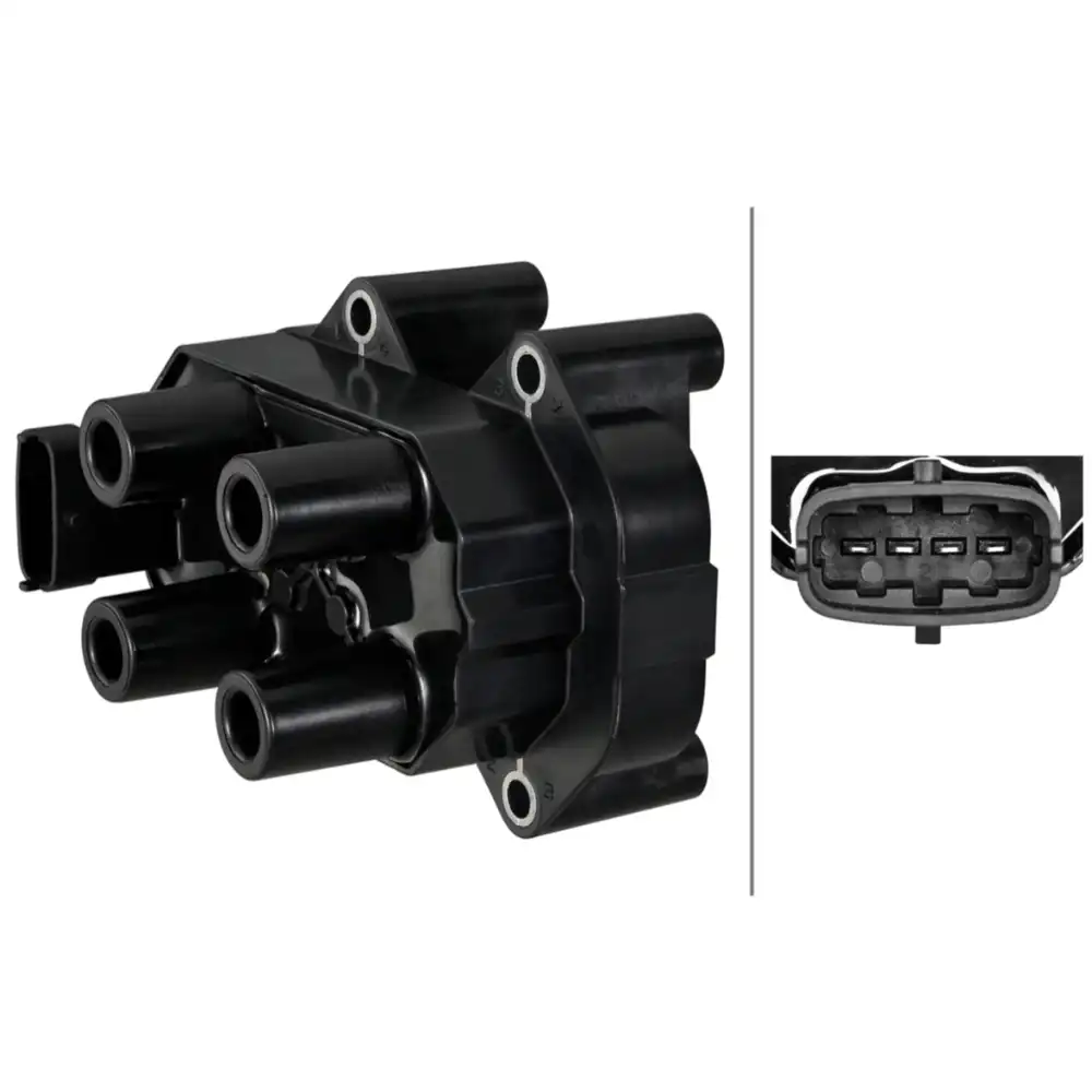 BOBINA INJ ELET VECTRA 2.0 16V 1996 A 1997 4 PINOS