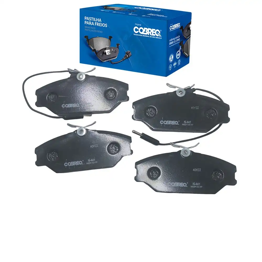 PASTILHA FREIO DIANTEIRA RENAULT SCENIC 1.6 1998/ COM ALARME