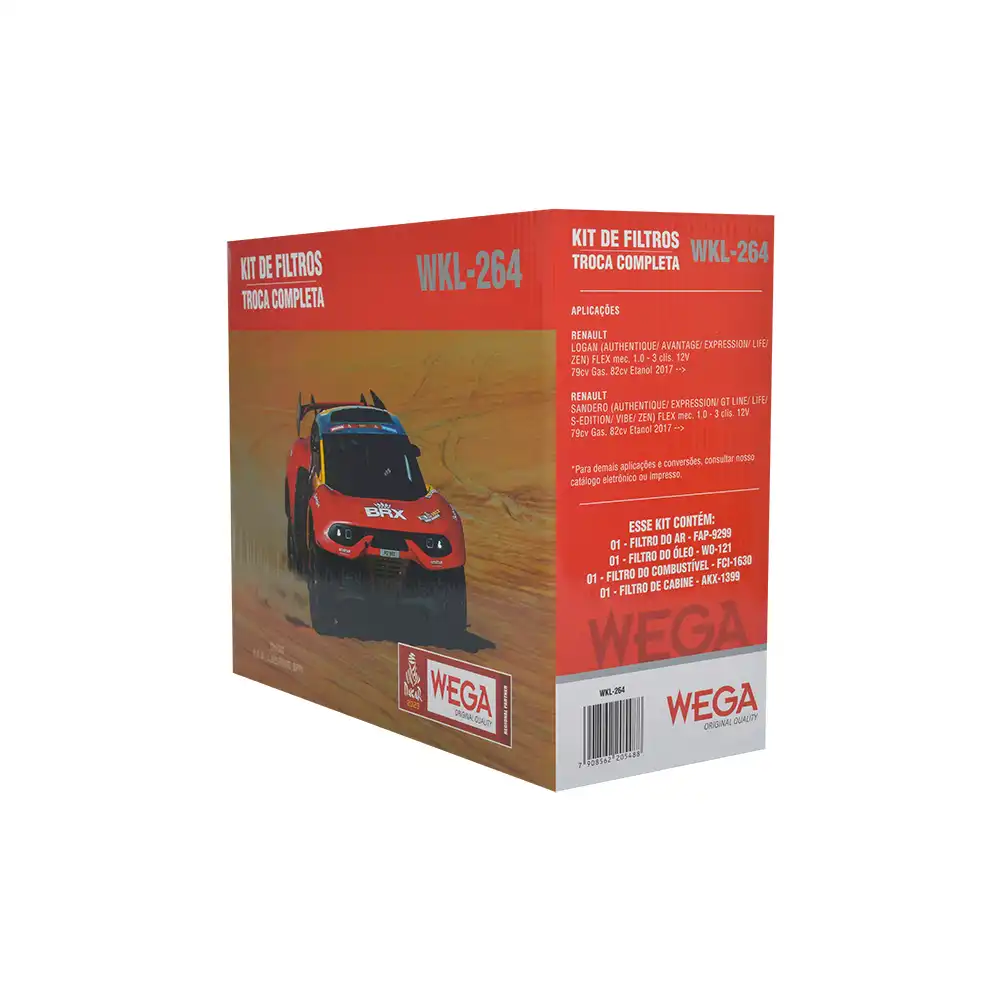 KIT FILTROS RENAULT LOGAN 1.0 12V 2017 ACIMA