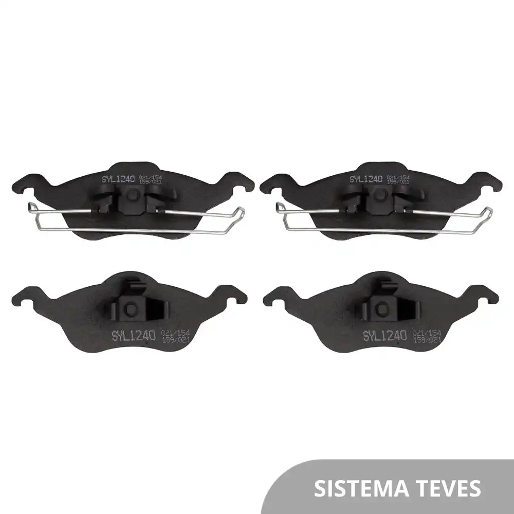 PASTILHA FREIO DIANTEIRA FOCUS 1.6 1.8 2.0 1999 A 2008