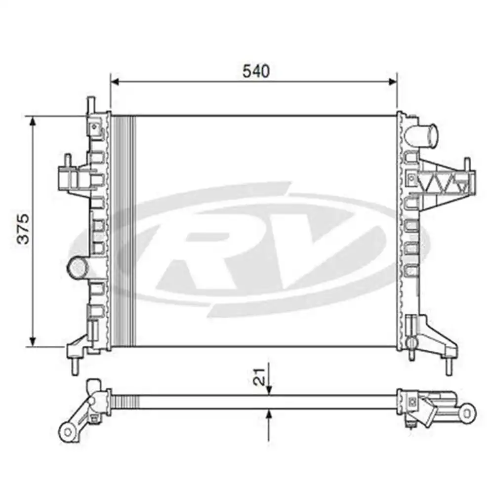 RADIADOR CORSA 2003 A 2013