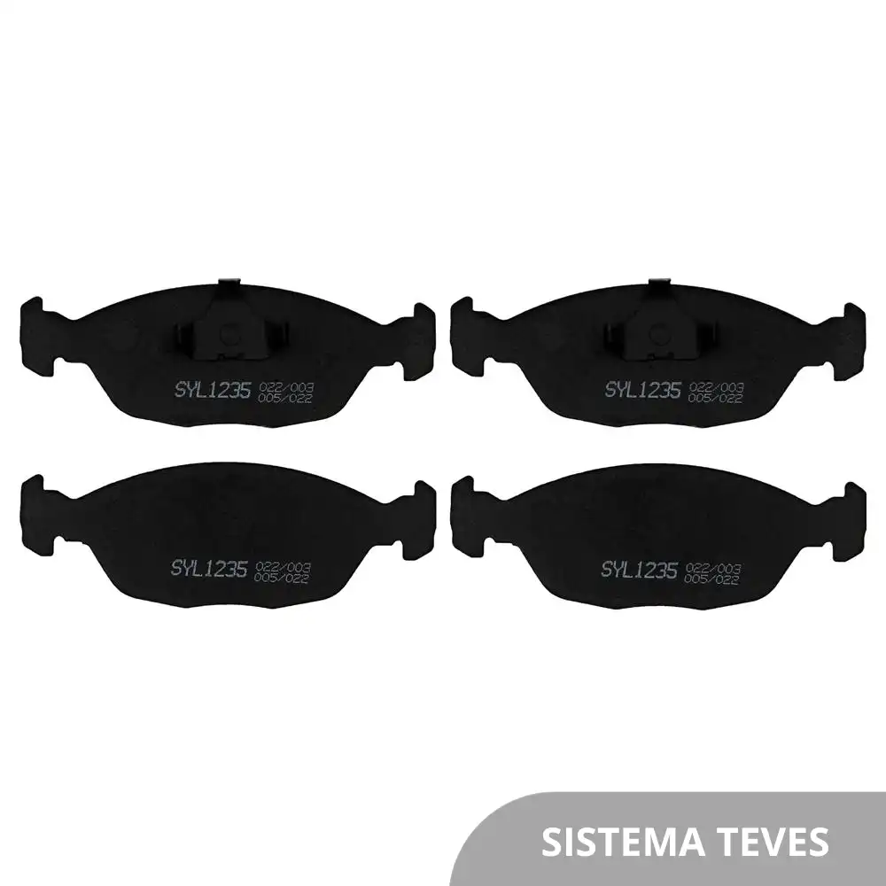 PASTILHA FREIO DIANTEIRA SANTANA 1.8 2.0 1994/ SISTEMA TEVES